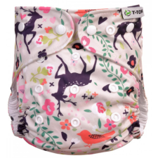 T-tomi mosható pelenka AIO patenttal + 2 db bambusz betét - erdő mosható pelenka