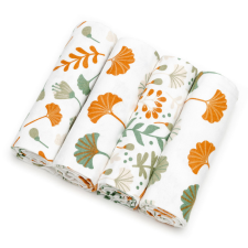 T-tomi prémium minőségű puha textil pelenka, Ginko, 4db mosható pelenka