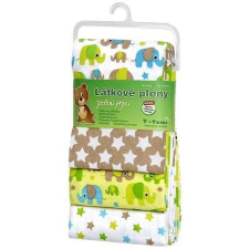 T-tomi textilpelenka Green elephants pelenka