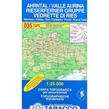 Tabacco 035. Valle Aurina turista térkép Tabacco 1: 25 000 térkép