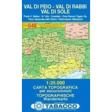 Tabacco 048. Val Di Peio térkép - Val Di Rabbi - Val Di Sole turista térkép Tabacco 1: 25 000 térkép