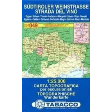 Tabacco 049. Strada Del Vino / Südtirolen Weinstrasse turista térkép Tabacco 1: 25 000 térkép