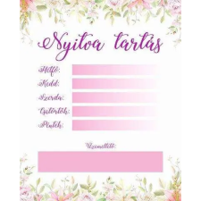  Tábla - Nyitvatartás+Cégtulajdonos 20x25 cm, vegyes mintákkal információs címke