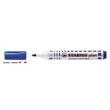  Táblamarker, 2,5-3,5 mm, kúpos, STABILO &quot;Plan&quot;, kék filctoll, marker