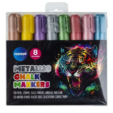 Táblamarker 8 db-os készlet Metál Centrum színes 3-5mm filctoll, marker