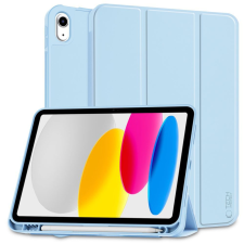  Tablettok iPad 2022 10.9 (iPad 10) - égkék smart case, ceruza tartóval tablet tok