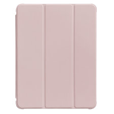  Tablettok iPad Pro 11 (2018) - pink smart case, átlátszó hátlappal, ceruza tartóval tablet tok