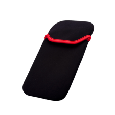  Tablettok Univerzális - Neoprén beledugós, fekete tablet tok (7 coll, 19x14 cm) tablet tok