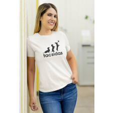  Tacsidas fehér póló egyedi ajándék