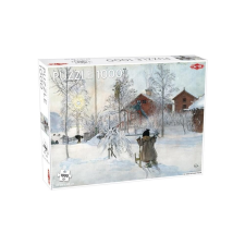 Tactic 1000 db-os puzzle - Udvar mosóházzal (56243) puzzle, kirakós