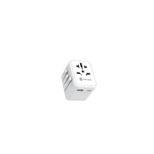 Tactical 637AV USB-C / USB-A Hálózati utazótöltő - Fehér (12W) mobiltelefon kellék