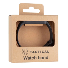 Tactical 661 szilikon szíj Xiaomi Mi Band 5/6 készülékhez fekete okosóra kellék