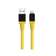 Tactical Fat Man USB Type-A apa - Lightning apa Töltőkábel - Sárga (1m) kábel és adapter