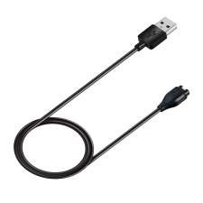 Tactical - Garmin Fenix 5 / 6 / 7 okosóra töltő - fekete , USB végű kábel, 54cm okosóra kellék
