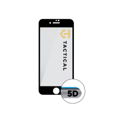 Tactical Glass Shield 5D Apple iPhone 7/8/SE2020/SE2022 kijelzővédő üvegfólia, fekete mobiltelefon kellék