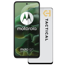 Tactical Glass Shield 5D Motorola G35 kijelzővédő üvegfólia, fekete mobiltelefon kellék