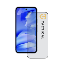Tactical Glass Shield 5D PIxel 9a kijelzővédő üvegfólia, fekete mobiltelefon kellék