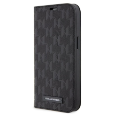 Tactical Karl Lagerfeld tok fekete KLBKP13LSAKLHPK Apple iPhone 13 Pro készülékhez tok és táska