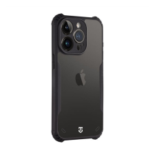 Tactical Quantum Stealth Apple iPhone 14 Pro hátlap tok, átlátszó/fekete tok és táska