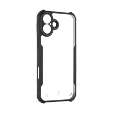 Tactical Quantum Stealth Apple iPhone 16 Plus tok, átlátszó/fekete tok és táska