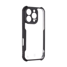 Tactical Quantum Stealth Apple iPhone 16 Pro tok, átlátszó/fekete tok és táska