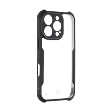 Tactical Quantum Stealth Apple iPhone 16 Pro tok, átlátszó/fekete tok és táska