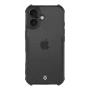 Tactical Quantum Stealth Apple iPhone 17 hátlap tok, átlátszó/fekete