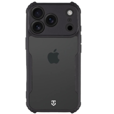 Tactical Quantum Stealth Apple iPhone 17 Pro Max hátlap tok, átlátszó/fekete tok és táska