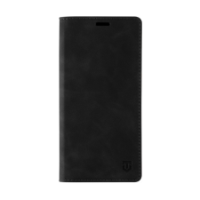 Tactical Telefontok Xiaomi Redmi 12C - Tactical Xproof fekete szilikon keretes mágneses könyvtok tok és táska