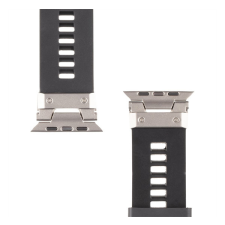 Tactical Tough Band Apple Watch Ultra mágneses szilikon szíj, fekete (866) okosóra kellék