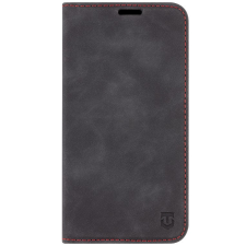 Tactical Xproof Apple iPhone 16e flip/oldalra nyíló tok, fekete tok és táska