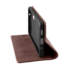Tactical Xproof Samsung Galaxy A15 5G flip/oldalra nyíló tok, barna tok és táska