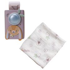  Taf Toys zenélõ éjjeli fény Bunny nyuszi, hangérzélkelõvel, vékony takaróval 13305 éjjeli fény