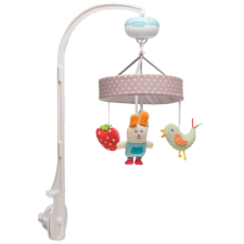 Taf Toys zenélő-forgó utazóágyra és kiságyra Musical Garden bébijáték kiságyra