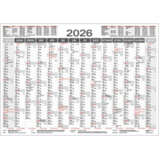  Tafelkalender A4 2026 – Korsch Verlag naptár, kalendárium