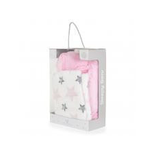  TAKARÓ Sleepy bear 90x75cm PINK babaágynemű, babapléd