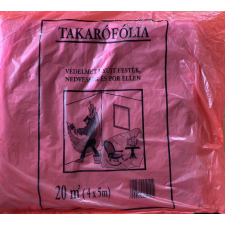 Takarófólia 7mikron vékony 20 m2 4mx5m/Fátyol/ ragasztószalag és takarófólia