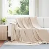  Takarók 6 pcs Bézs 220 x 240 cm Gyapjú