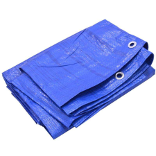  TAKARÓPONYVA 4 X 6 M - 70 g/m2 - ringlizett kék színű vízálló polietilén ponyva - 25024 - kerti bútor