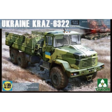 Takom 1/35 Ukrán KrAz-6322 nehéz teherautó katonai jármű modell makett
