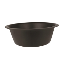  Tál Fém Etető/Itató Fekete 2,600l / 25cm kutyatál
