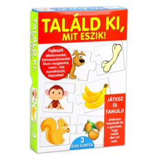  Találd ki, mit eszik! Oktató játék gyerekeknek (BBJ) kreatív és készségfejlesztő