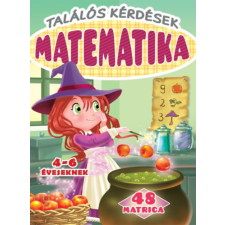 - Találós kérdések - Matematika - 4-6 éveseknek - 48 matrica egyéb könyv
