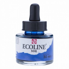 Talens Akvarellfesték koncentrátum 506, Talens Ecoline Liquid Watercolour / Ultramarine Deep - (30 ml) akvarell