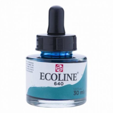 Talens Akvarellfesték koncentrátum 640, Talens Ecoline Liquid Watercolour / Blue Green - (30 ml) akrilfesték