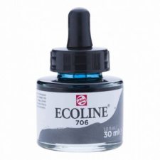 Talens Akvarellfesték koncentrátum 706, Talens Ecoline Liquid Watercolour / Deep Grey - (30 ml) akrilfesték