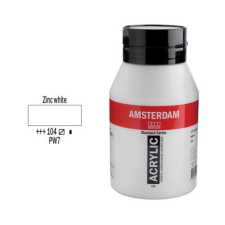 Talens Amsterdam akrilfesték, 1000 ml - 104, zinc white akrilfesték