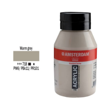 Talens Amsterdam akrilfesték, 1000 ml - 718, warm grey akrilfesték
