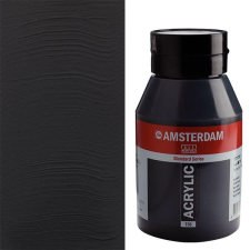 Talens Amsterdam akrilfesték, 1000 ml - 735, oxide black akrilfesték