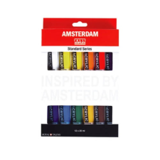 Talens Amsterdam akrilfesték készlet - 12x20 ml akrilfesték